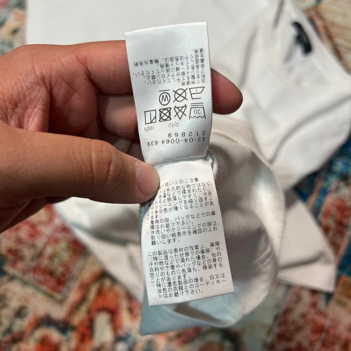 [M] 빔즈 하트 프린팅 반팔 상품이미지6