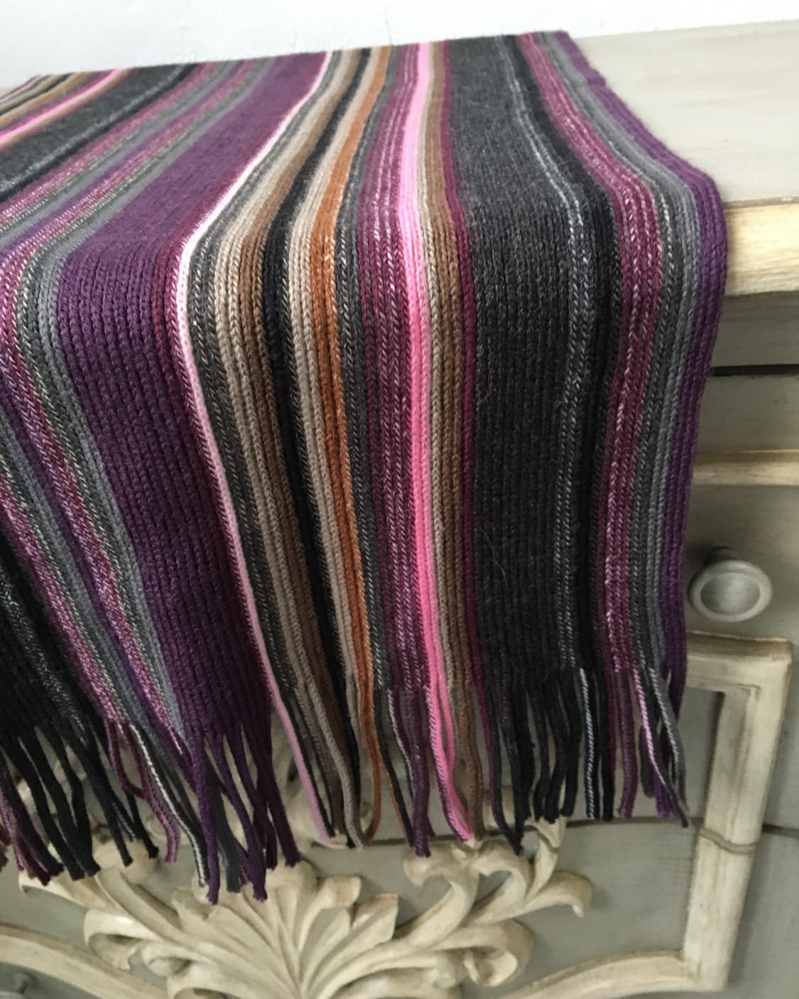  color mixed knit muffler 상품이미지2