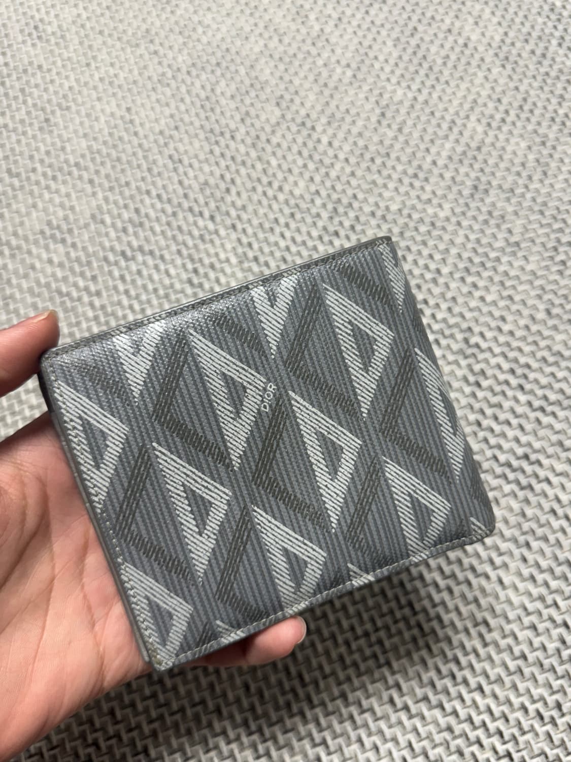 디올 CD 다이아몬드 캔버스 반지갑 상품이미지2