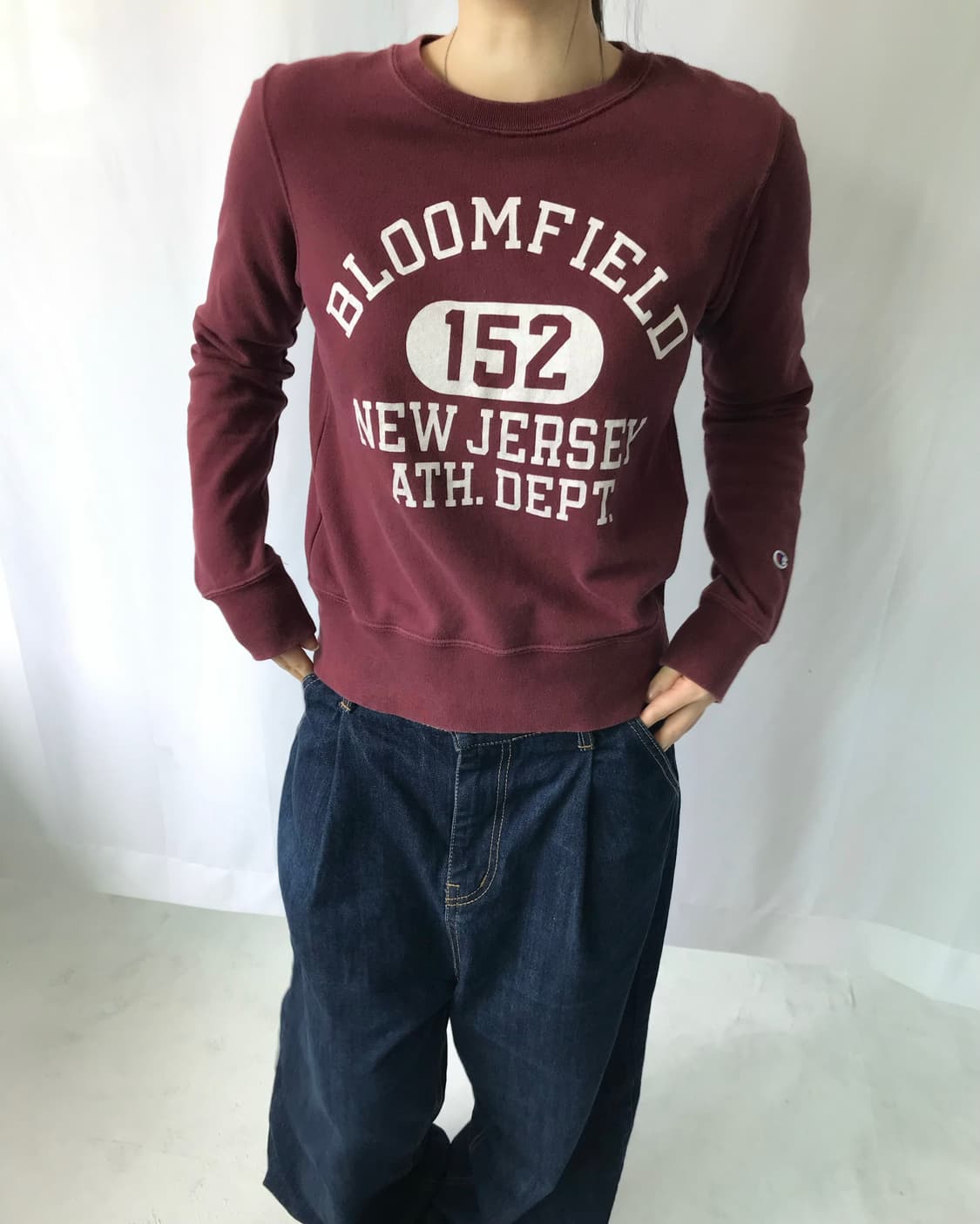 Champion x Earth 버건디 맨투맨 상품이미지4