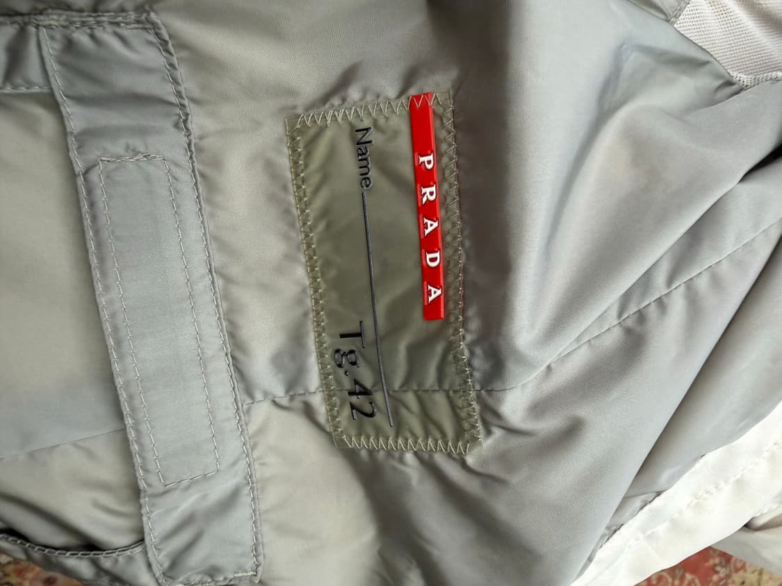 PRADA 아이보리 나일론 자켓 상품이미지9