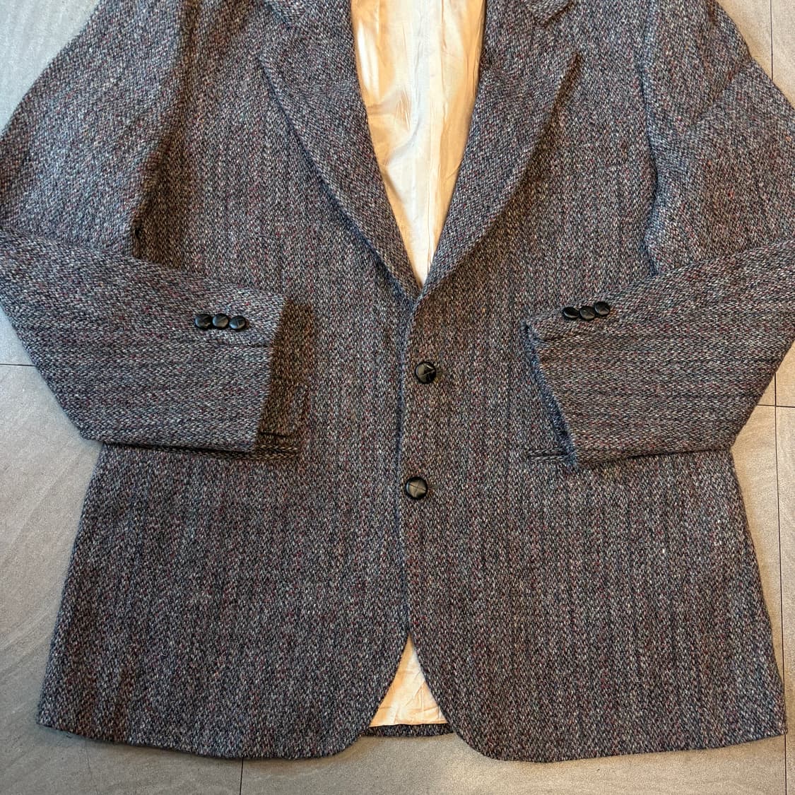빈티지 해리스트위드 울 자켓 상품이미지4