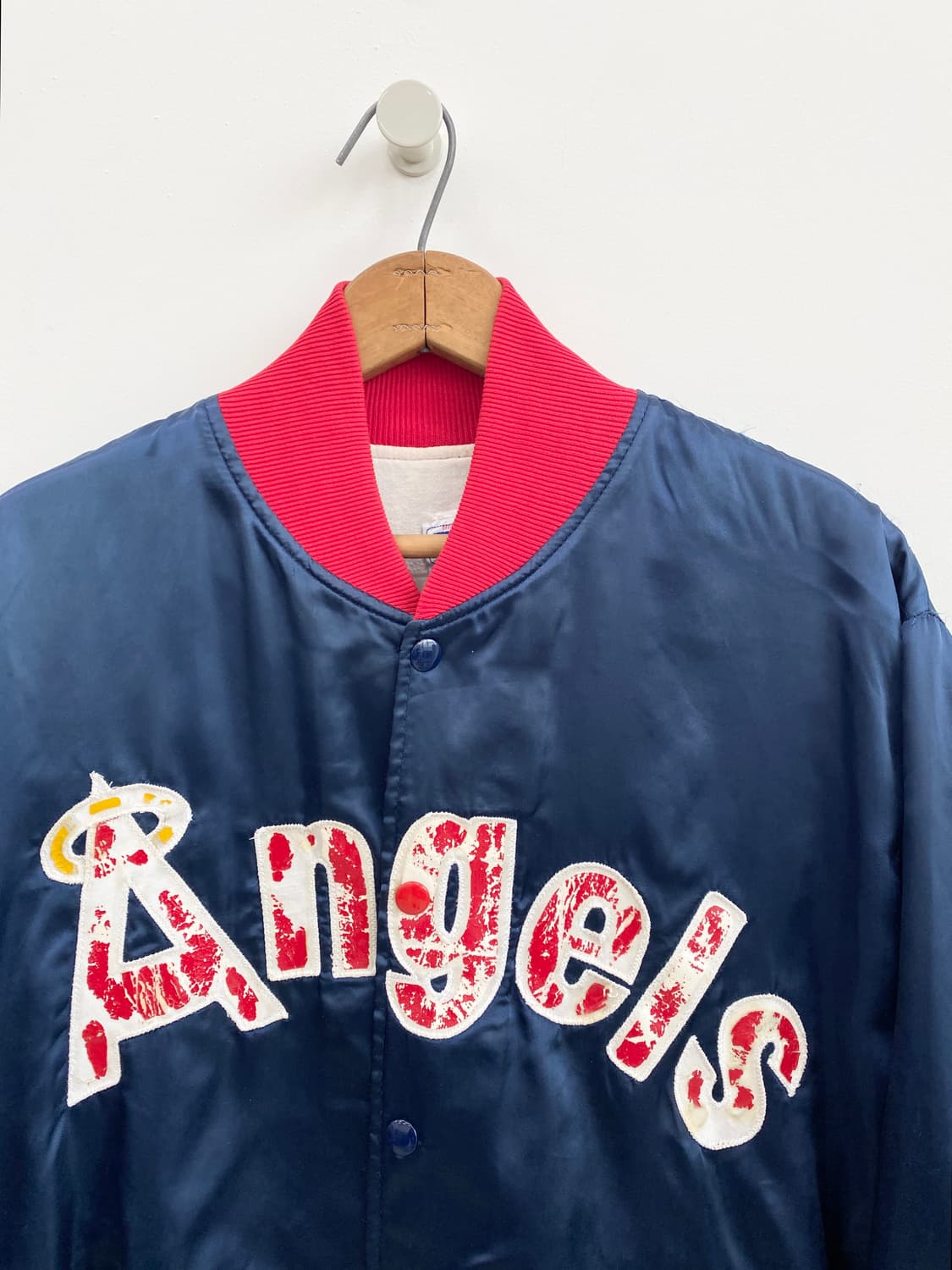 80‘s 펠코 MLB 캘리포니아 엔젤스 샤틴 자켓 상품이미지3