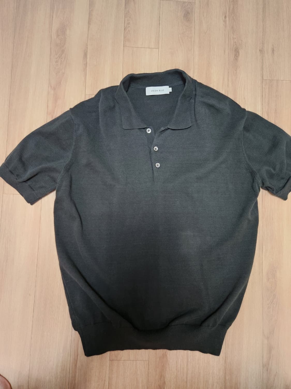 유니온 블루 반팔 니트 상품이미지2
