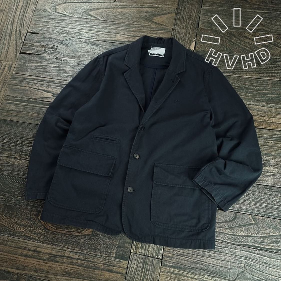 [헤브헤드] 시티 워커 클럽 자켓 블레이저 자켓 블랙 M20070 상품이미지1