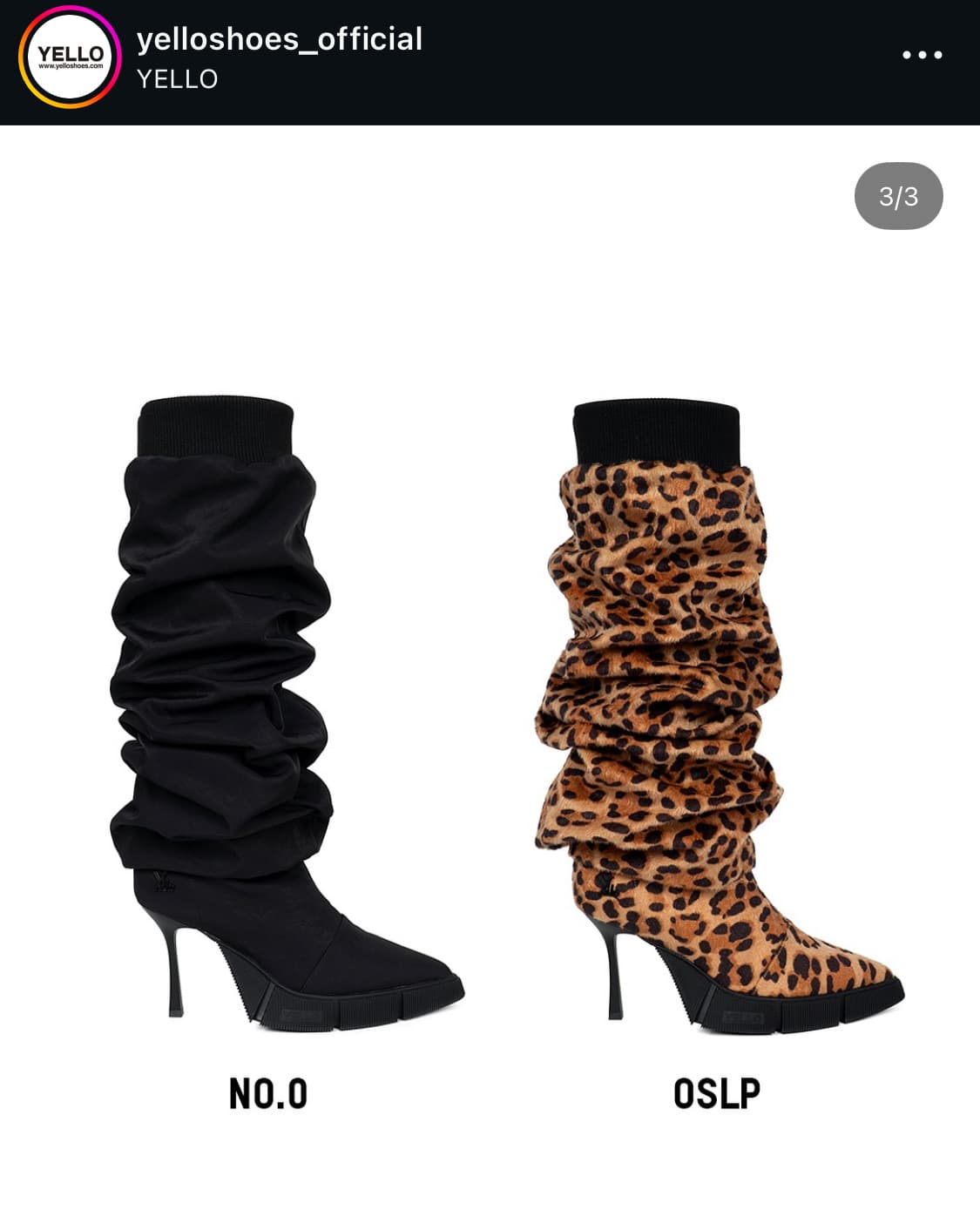 YELLO OSLP LONG BOOTS 상품이미지3