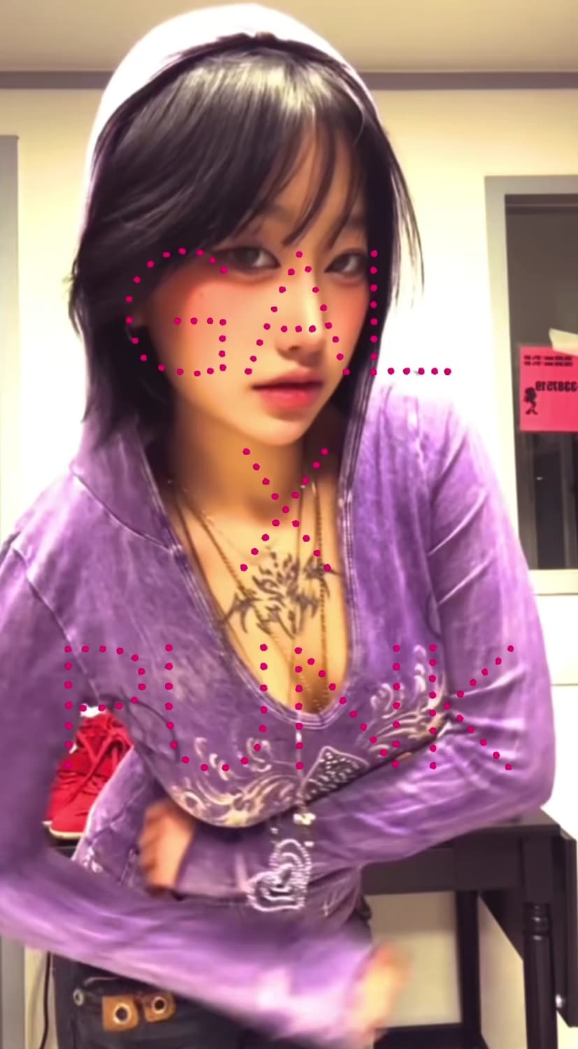 갸루퍼플 티셔츠 상품이미지2