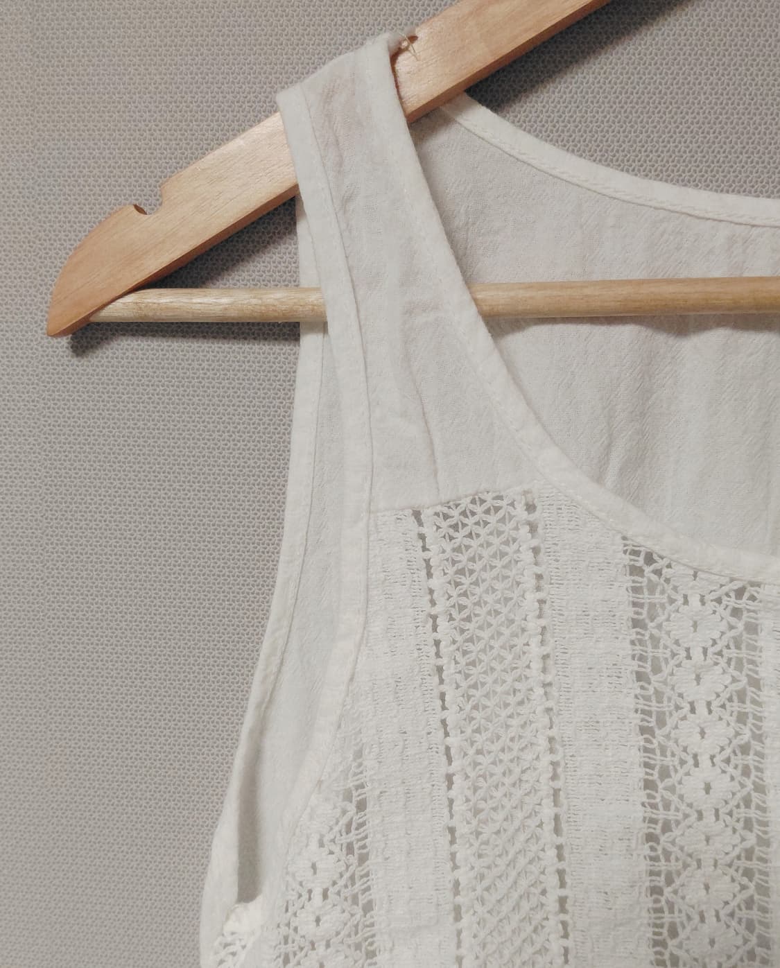 보헤미안 화이트 드레이프 블라우스 상품이미지3