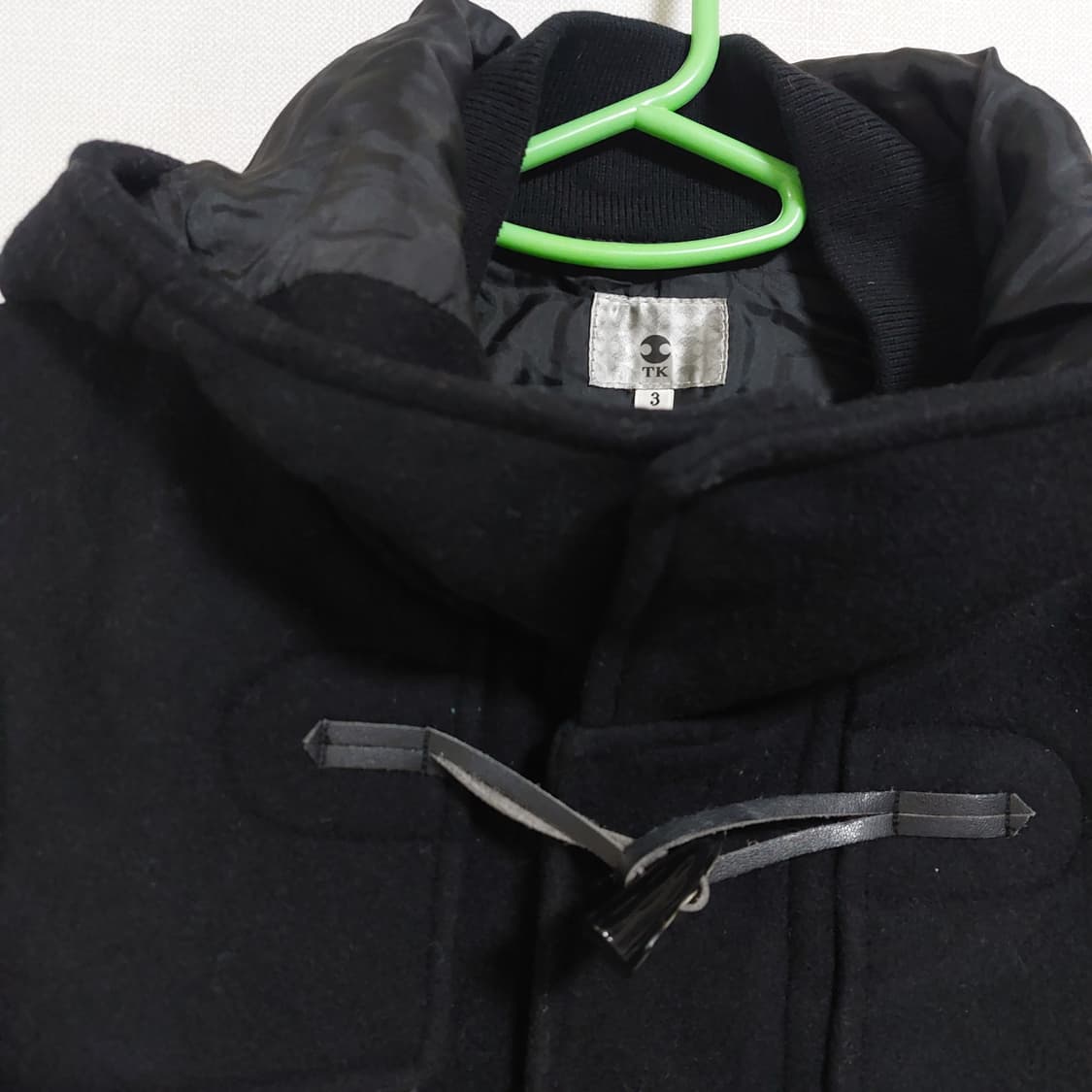 TK 울 떡볶이 후드 더플 코트 상품이미지2