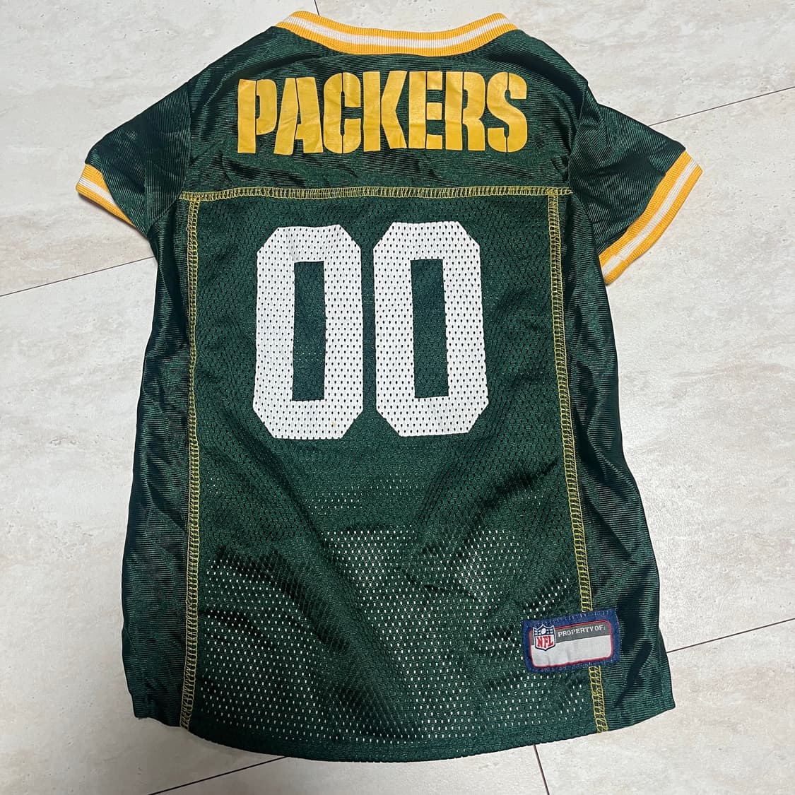 NFL 그린베이 팩커스 강아지 중형견 유니폼M  상품이미지2