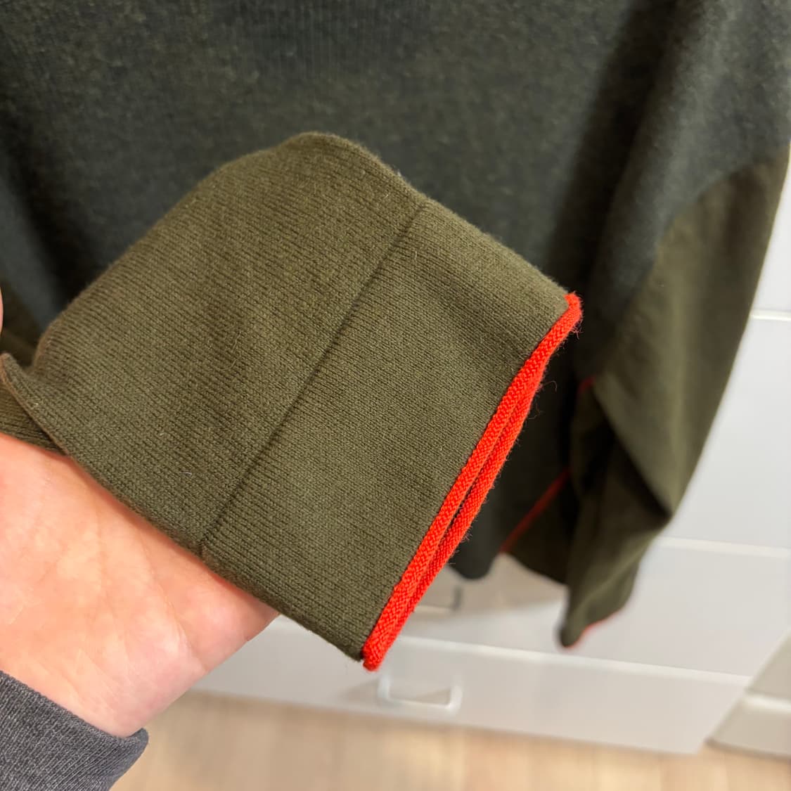 폴스미스(paul smith) 카키 울 터틀넥 니트 상품이미지5