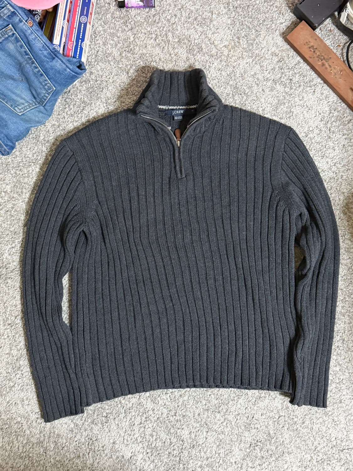 J Crew 제이크루 반 집업 니트 상품이미지1