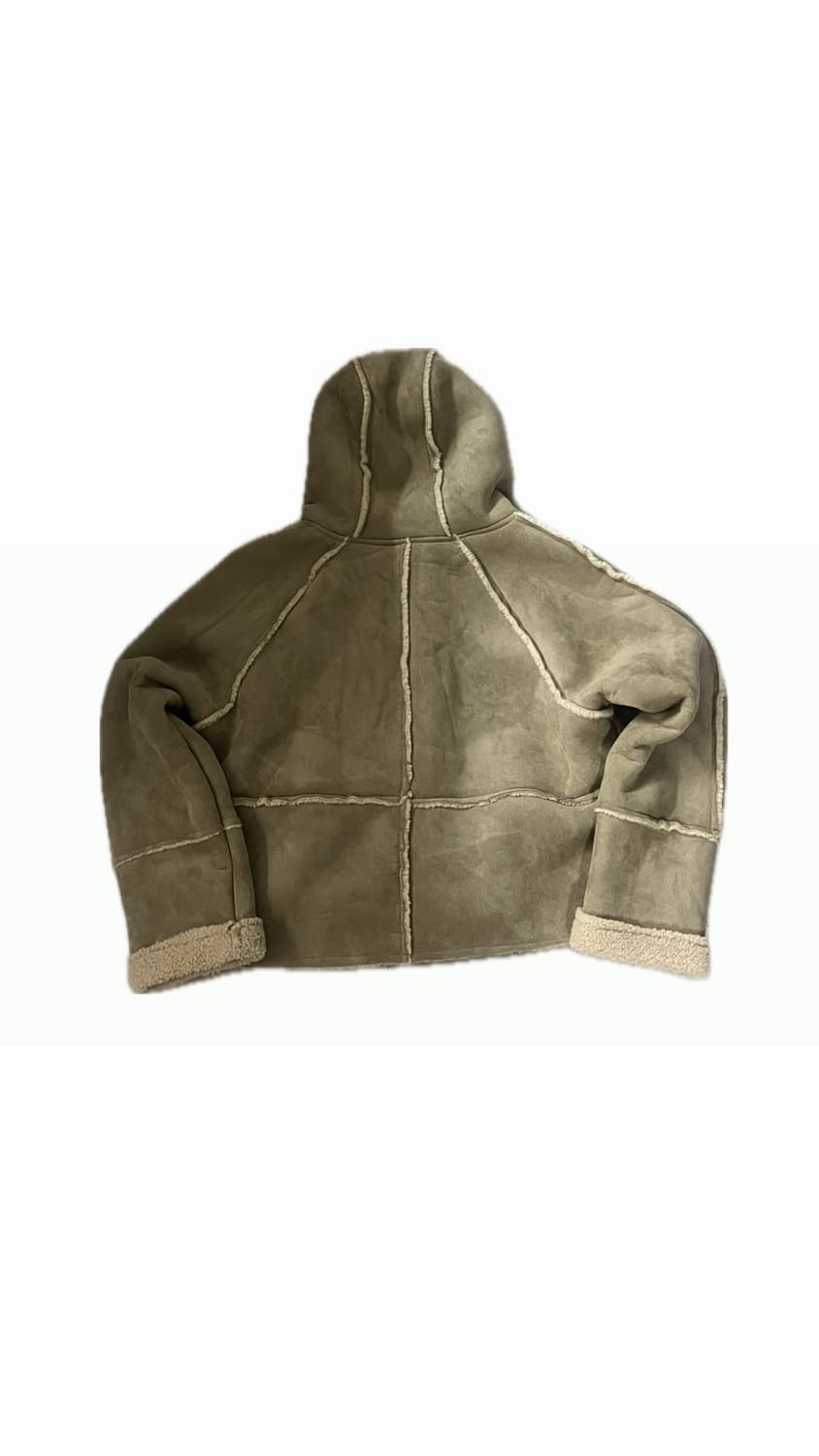 베이지 무스탕 라떼갸루 상품이미지2