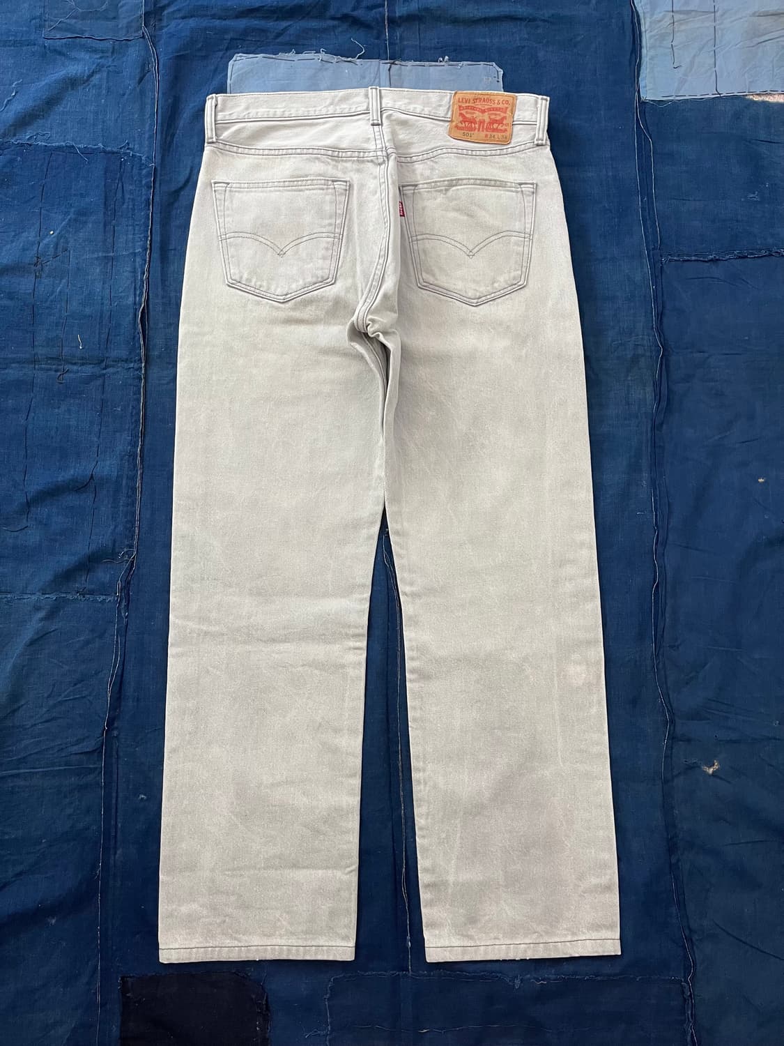 빈티지 리바이스 501 데님 팬츠 그레이 상품이미지3