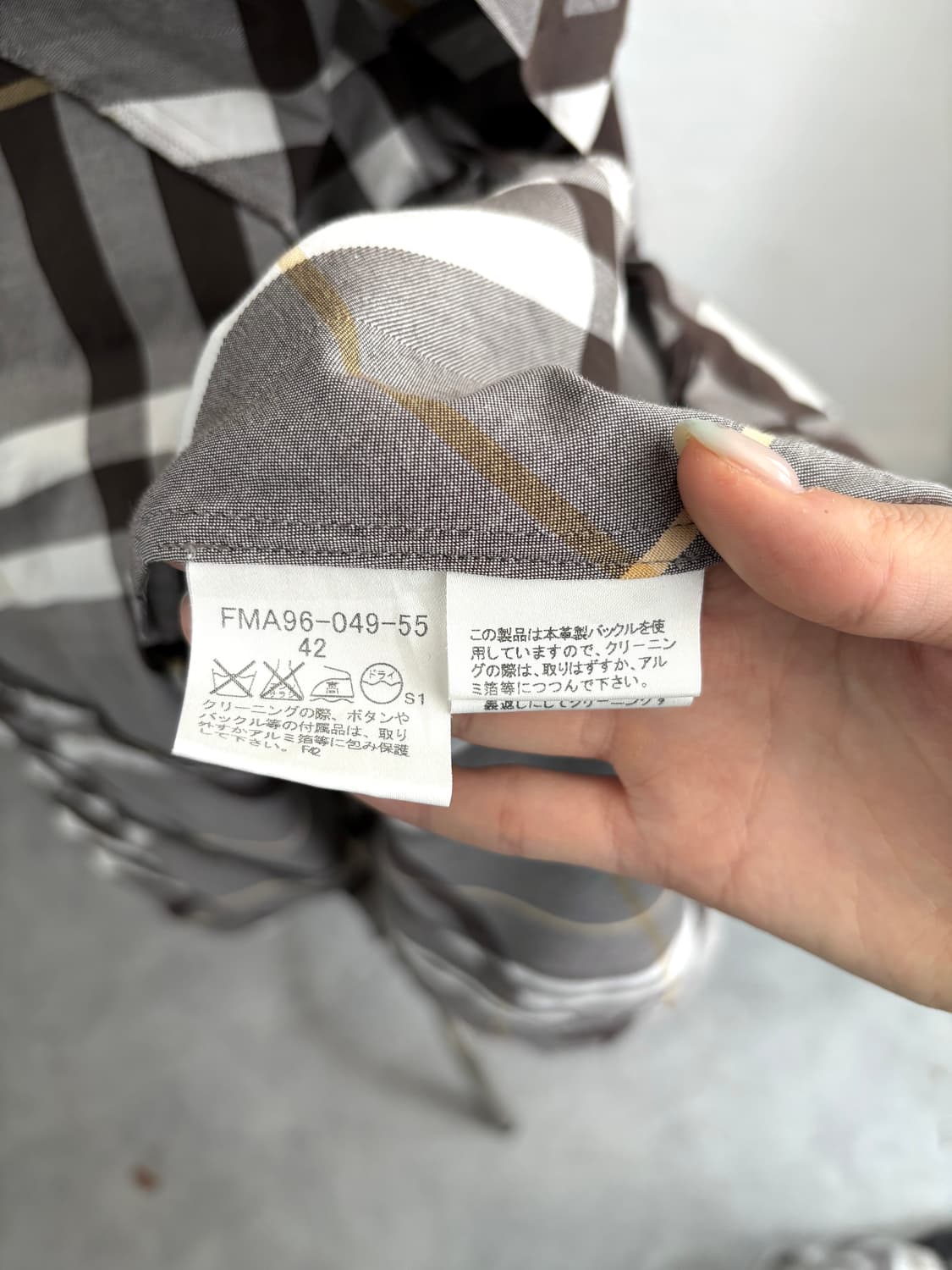 Burberry 버버리 체크 벨티드 셔츠 원피스 상품이미지7