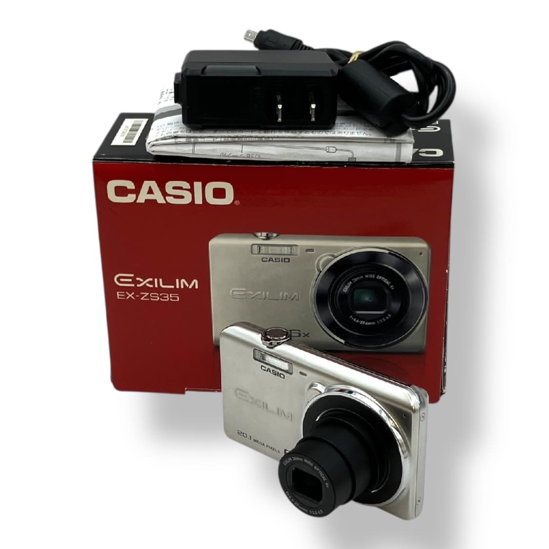 빈티지디카 카시오 엑슬림 CASIO XLIM EX-ZS35 실버 풀박 상품이미지2