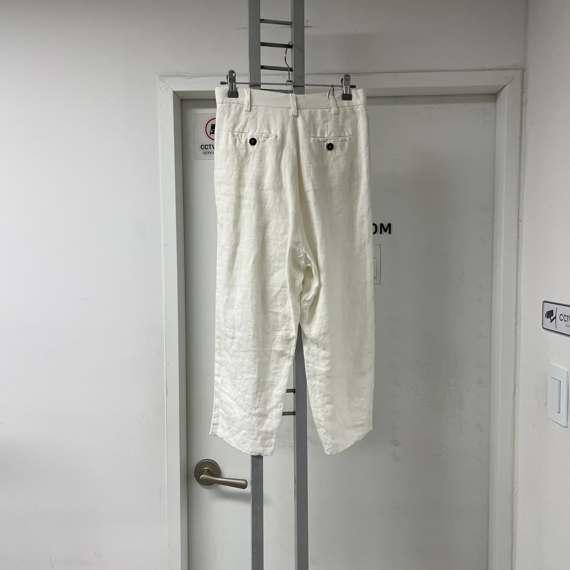 바레나 마 100% 화이트 팬츠 38(W) 상품이미지4