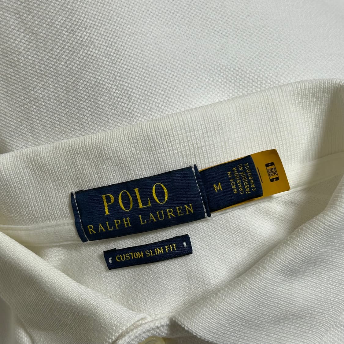 폴로 랄프로렌 신형 큐알 빅포니 치프키프 반팔 카라 티셔츠 화이트 M 상품이미지8