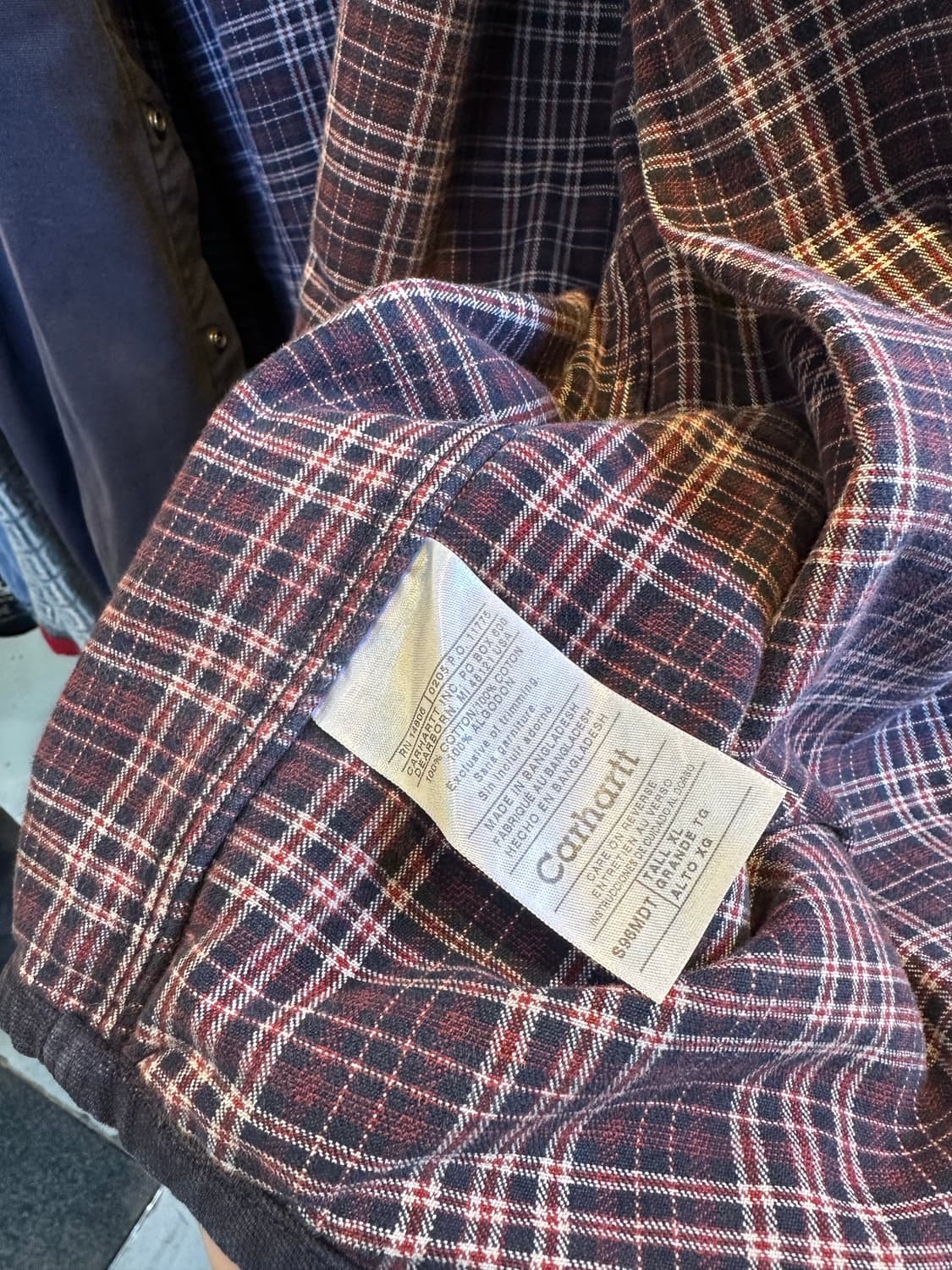 칼하트 헤비 코튼 라이닝 워크 자켓 2005 상품이미지10