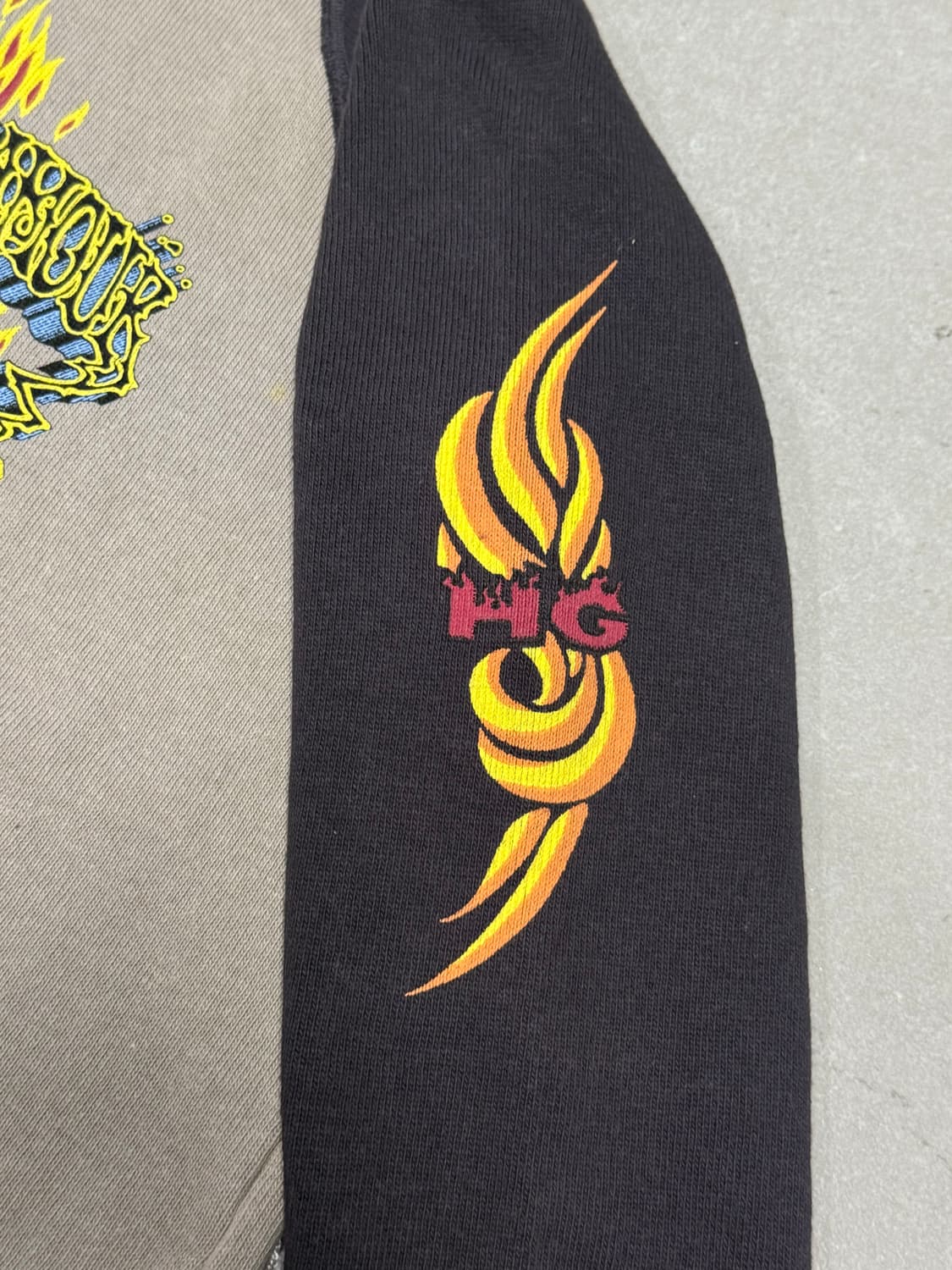 히스테릭 글래머 아카이브 불꽃 맨투맨 스웨터 상품이미지3