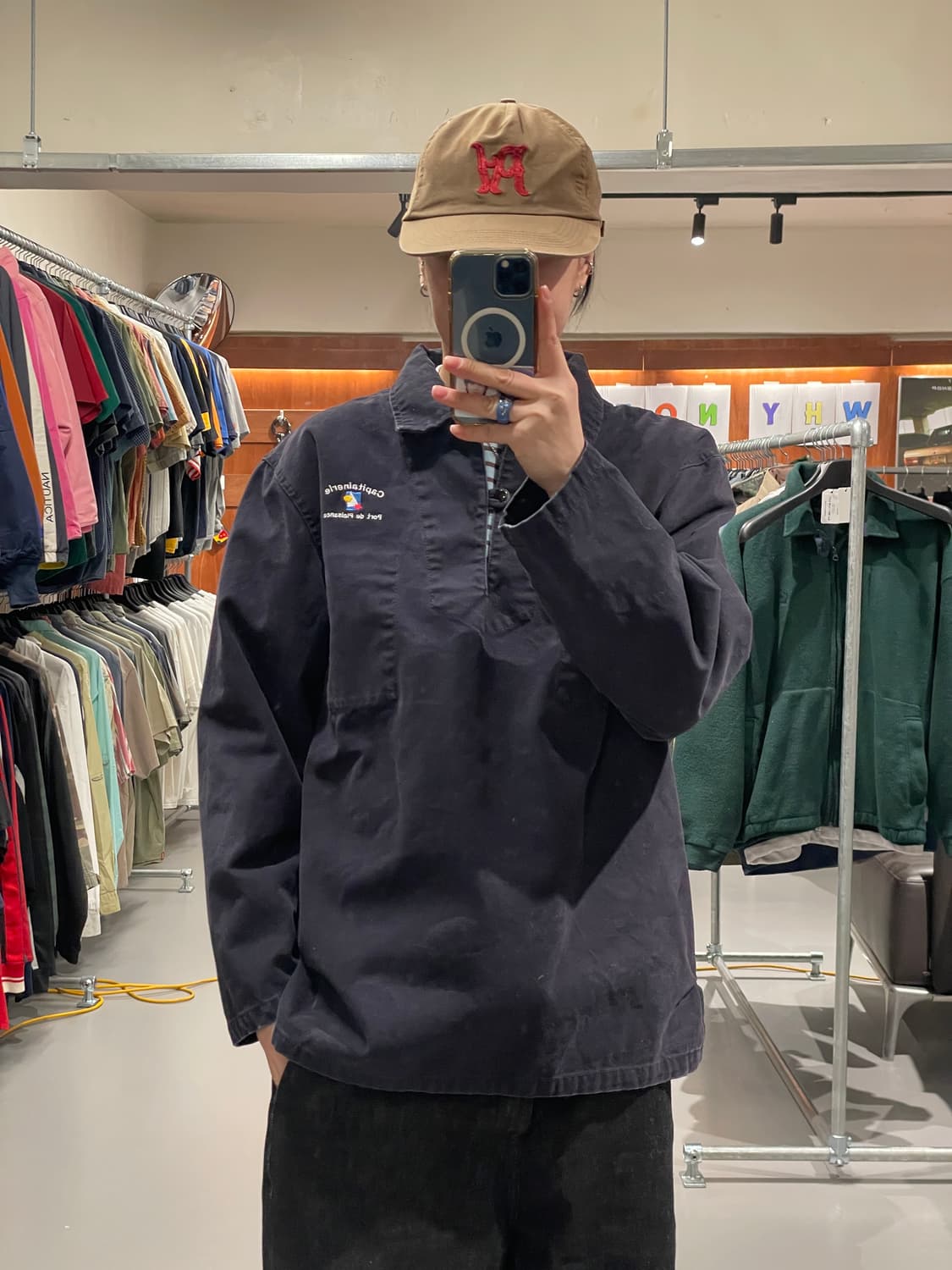 90's 프렌치 워크 아노락 자켓   상품이미지1