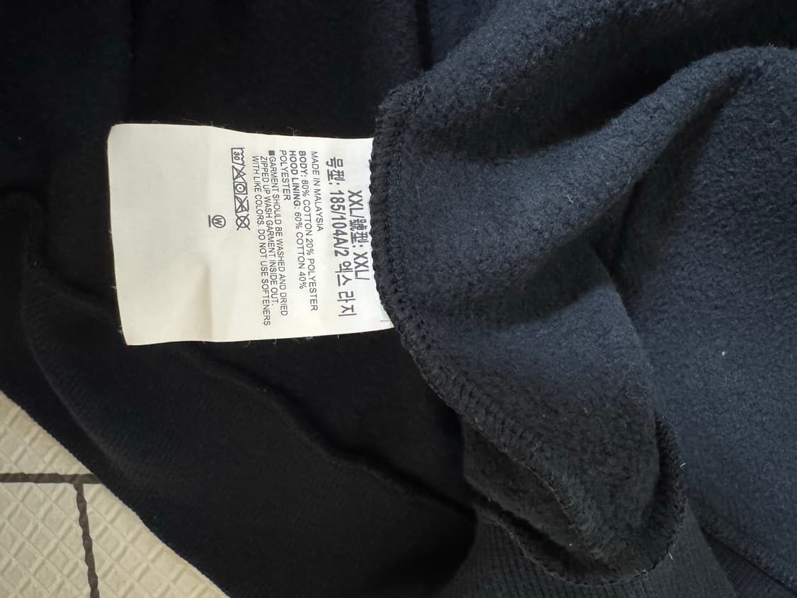 언더아머 풀집업 후드 XXL 상품이미지4