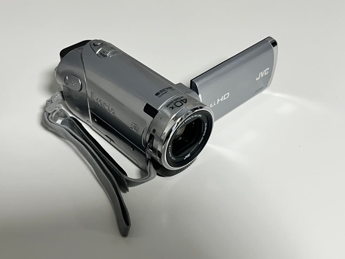 원격조정/ 카메라파우치 구성/ jvc gz ex250 빈티지 캠코더 상품이미지5