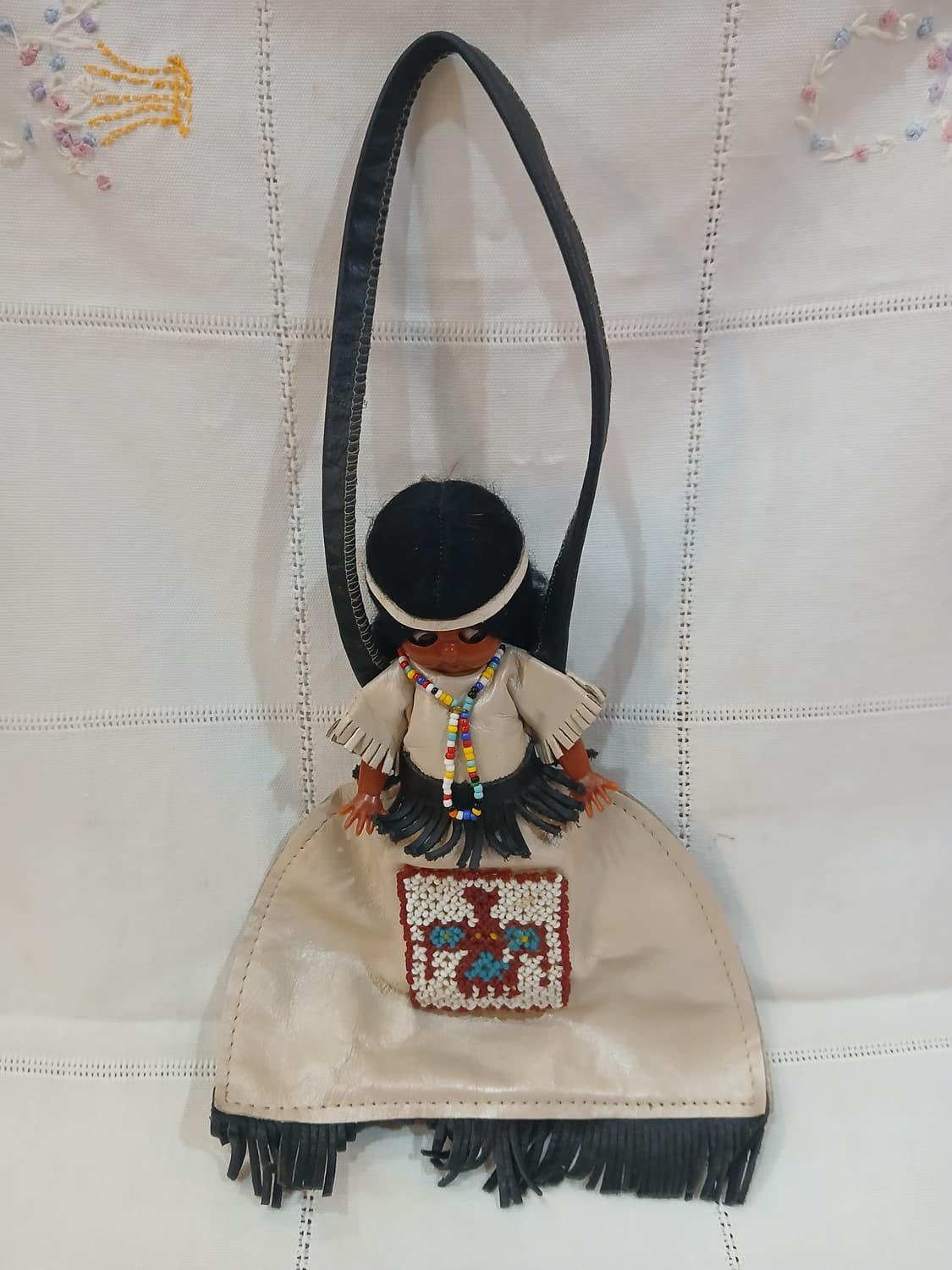 50년대 미국 빈티지Sleepy Eyes Carlson 인디언 인형 상품이미지1