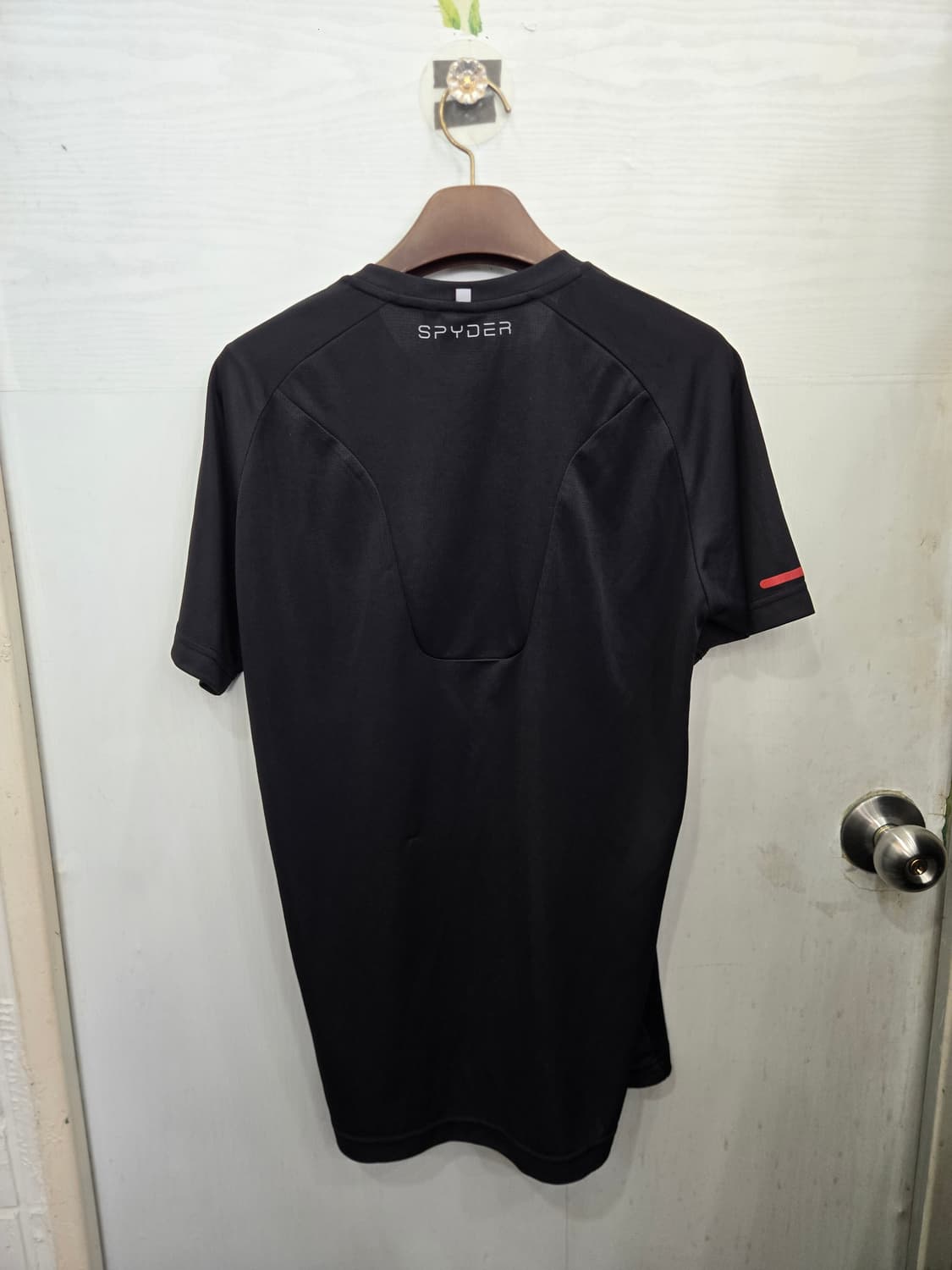 100,L )) SPYDER 스파이더 반팔티셔츠! 블랙 색상~ 상품이미지4