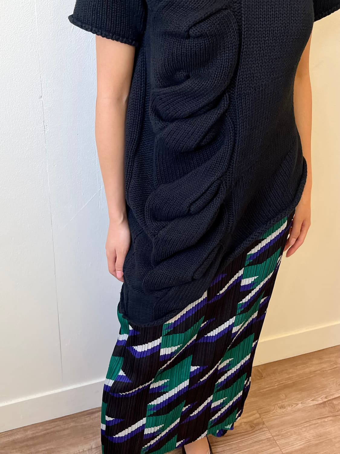 이세이미야케 pleats please 로브 롱 스커트 상품이미지6