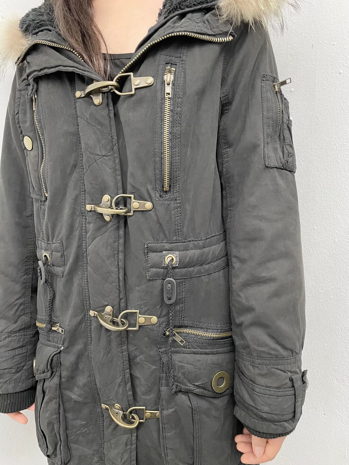 y2k 락시크 버클 자켓*레어 상품이미지5