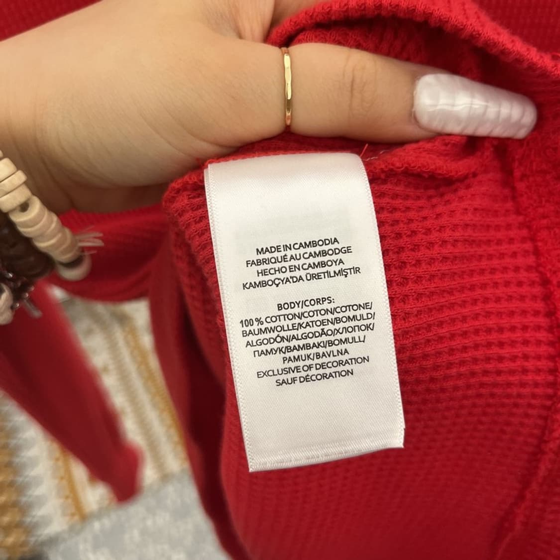 폴로 랄프로렌 빈티지 레트로 00's 와플 니트 롱슬리브 M C10875 상품이미지6