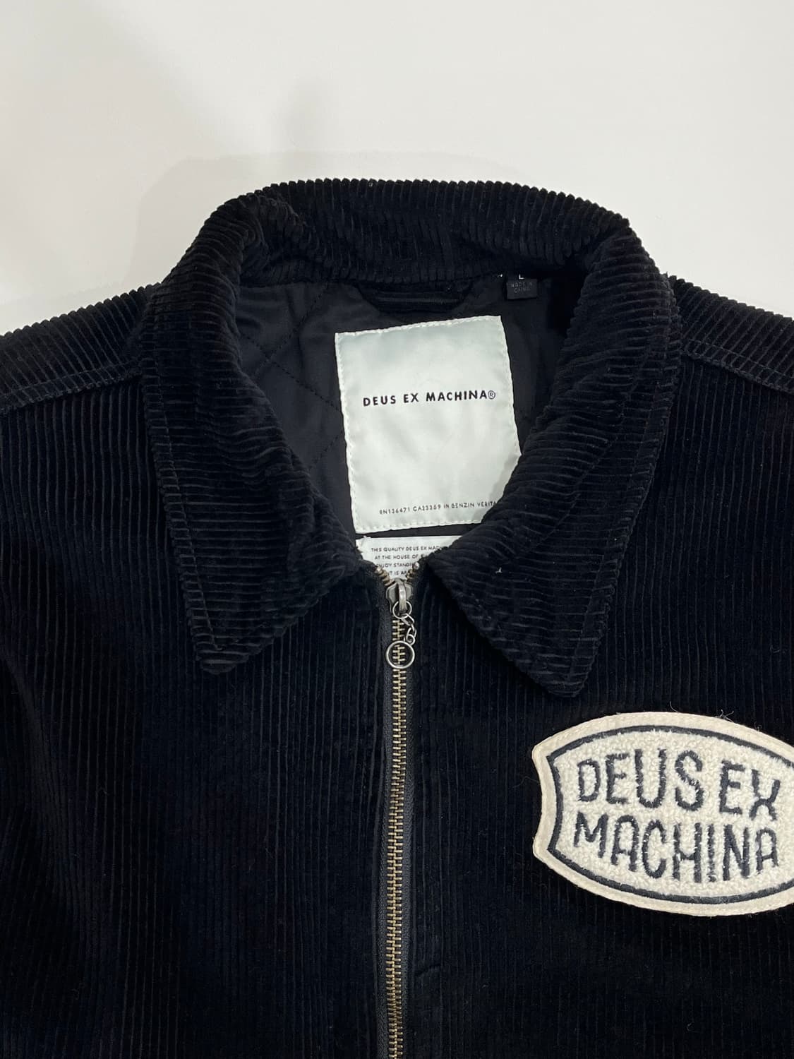 데우스 엑스 마키나 코듀로이 레논 봄버 블랙 L 상품이미지4