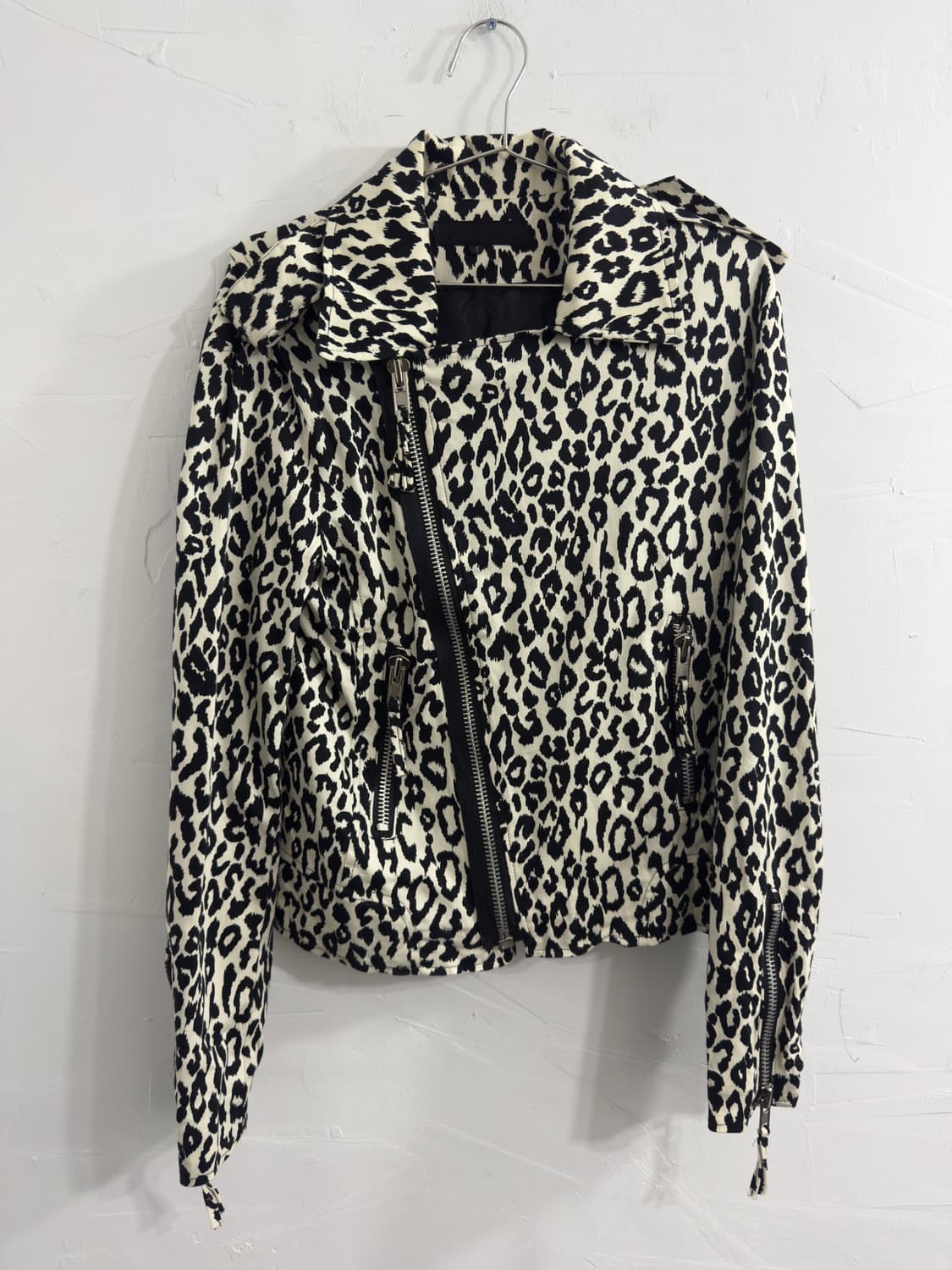 colin leopard biker jacket 상품이미지1