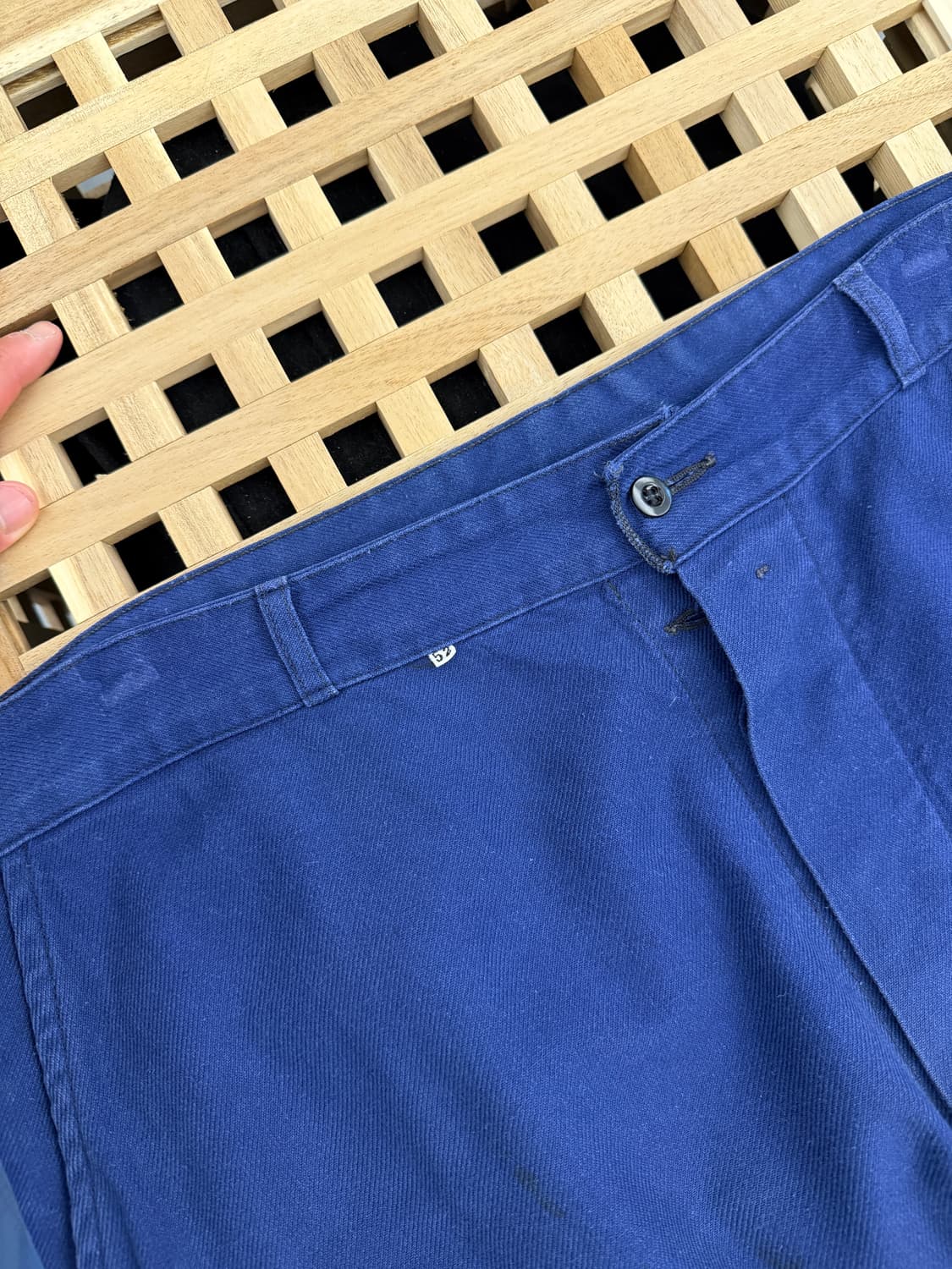 OLD MODEL WASHED NAVY FRENCH 프렌치워크팬츠  상품이미지7