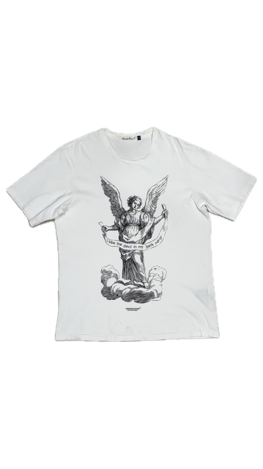 언더커버 아카이브 악마를 보았다 천사 반팔 티셔츠 상품이미지1
