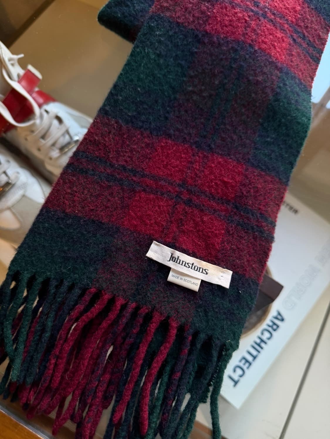 존스톤스 스코티쉬 캐시미어 머플러 상품이미지8