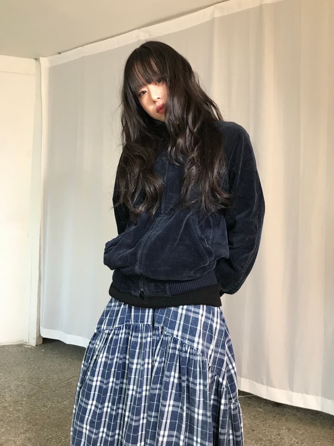 맥그리거 네이비 코튜로이 자켓 상품이미지1