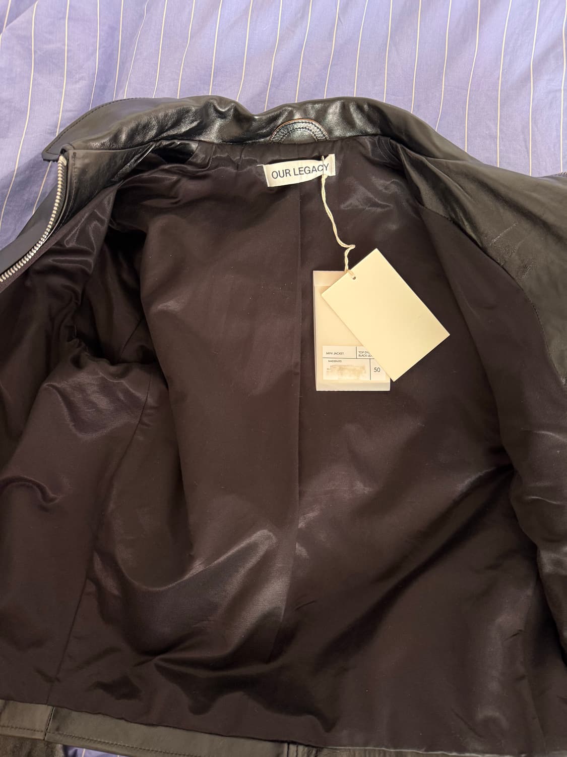 아워레가시 미니 레더 자켓(50) 상품이미지4