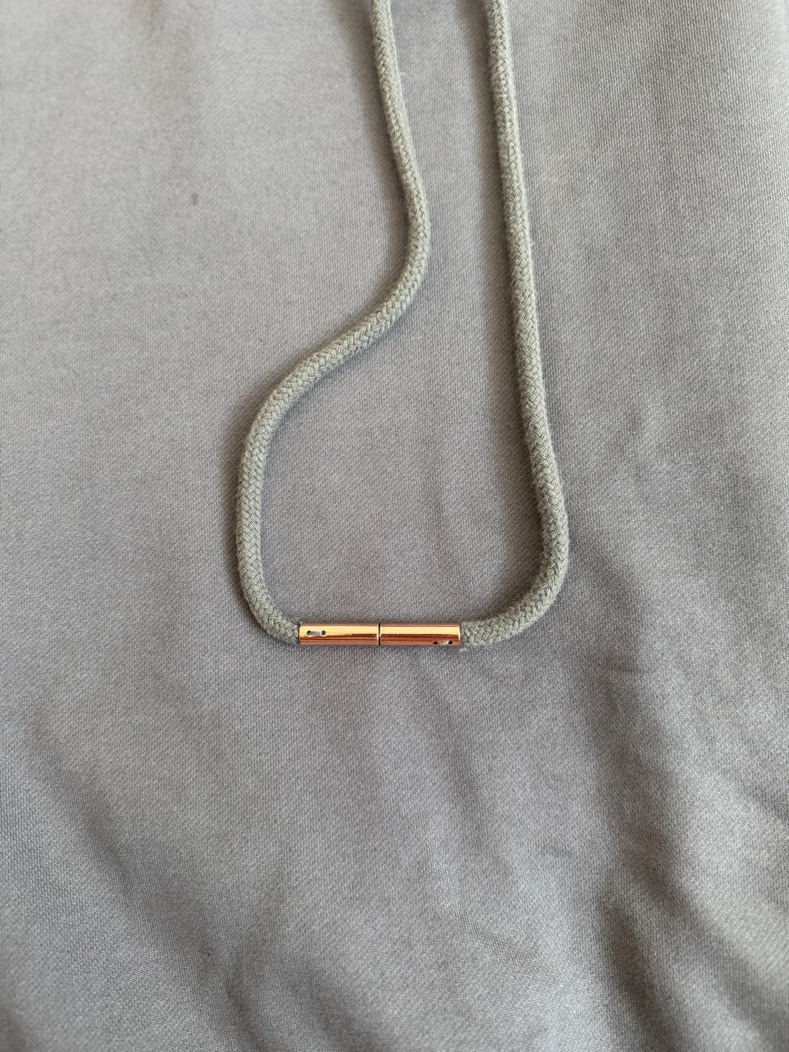 우영미 21F/W 그레이 백로고 후드 티셔츠 38 (95) 상품이미지8