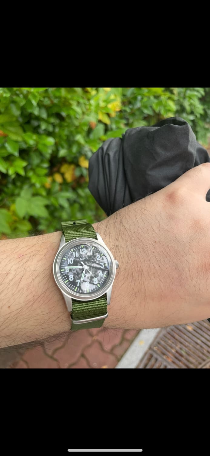 MWC 밀리터리 손목시계 그린 NATO 밴드 판매합니다 상품이미지1