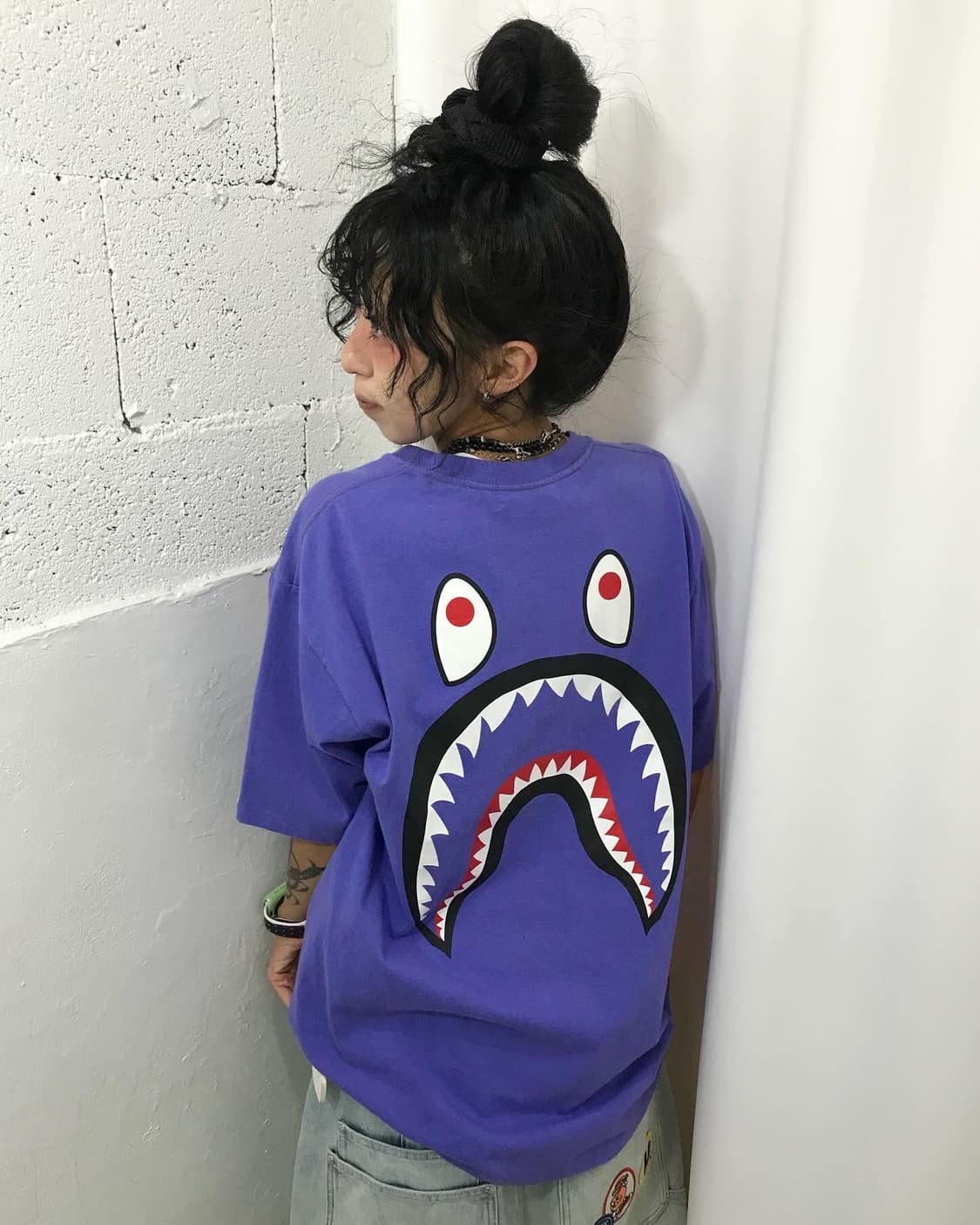 Bape Big Shark Printing T-shirt 상품이미지4