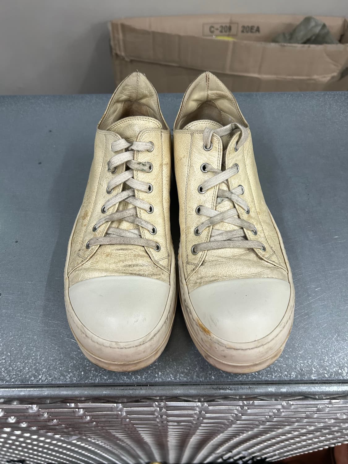 릭 오웬스 로우 스닉스 스니커즈  42 상품이미지5