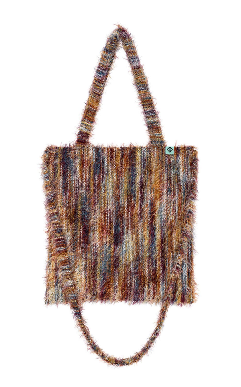 헤레틱 KNIT STRIPE TOTE BAG / orange  상품이미지1