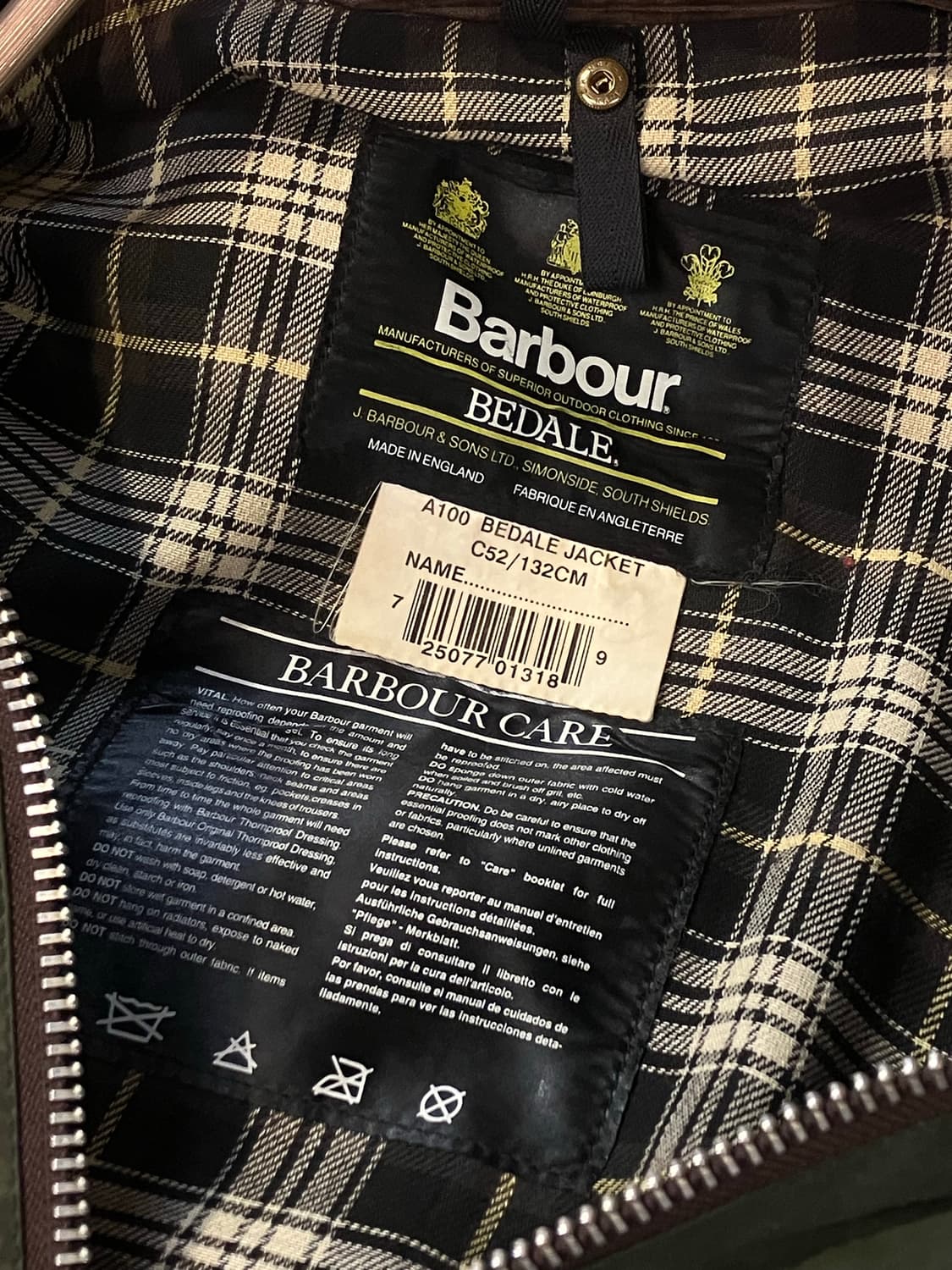 바버 비데일 왁스 자켓 카키  #csz1919 상품이미지3