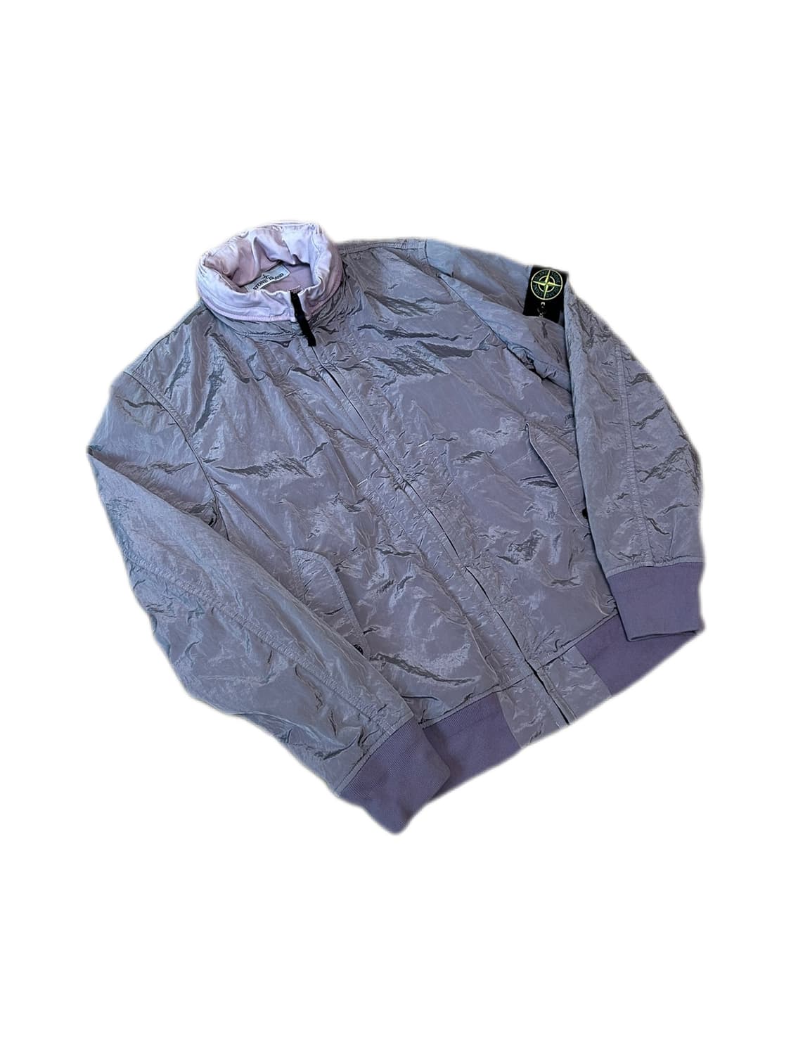 스톤아일랜드 나일론 메탈 라벤더 바람막이 자켓 상품이미지1