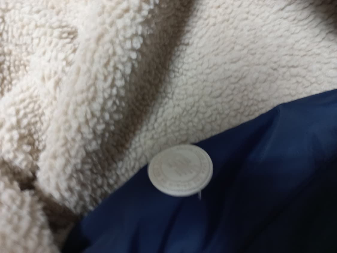 뉴발란스 리버시블 양털 롱 패딩네이비 상품이미지6