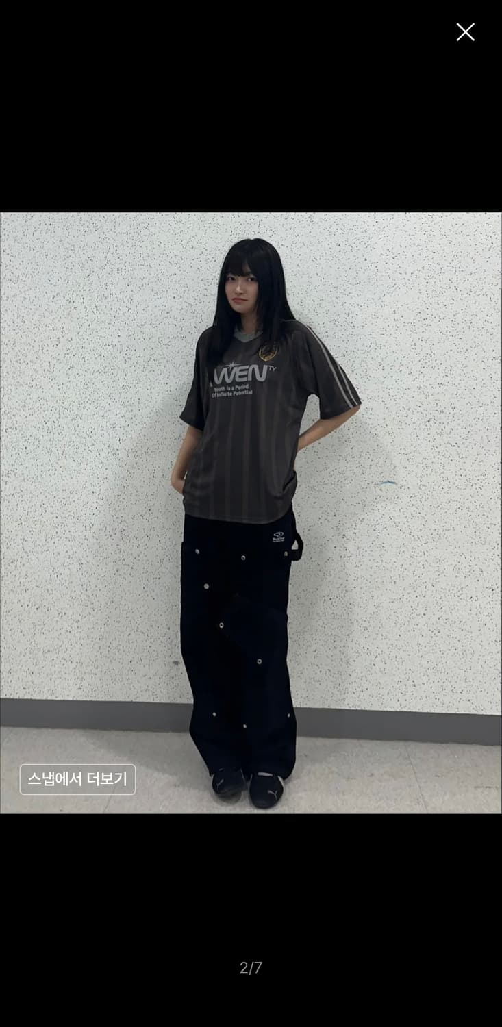 트래블 카펜터 데님 팬츠 블랙 상품이미지2