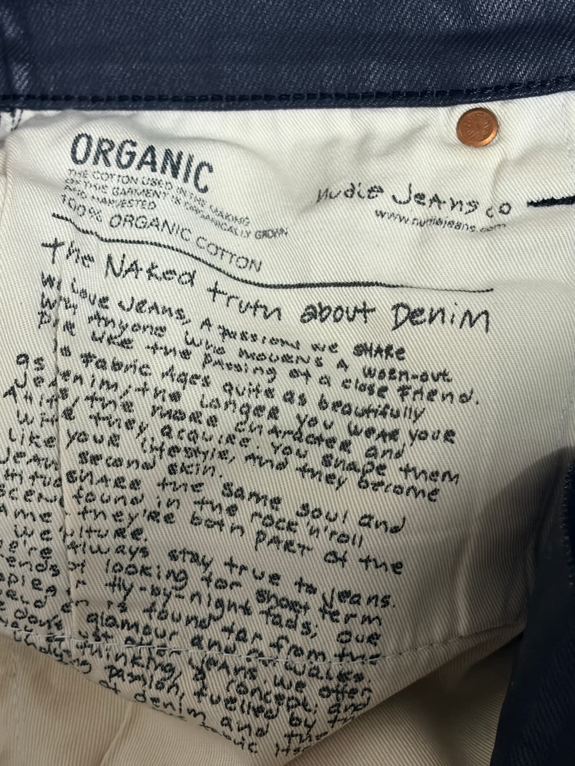 누디진 백투블랙 씬핏 (31/ 30 size)  상품이미지4