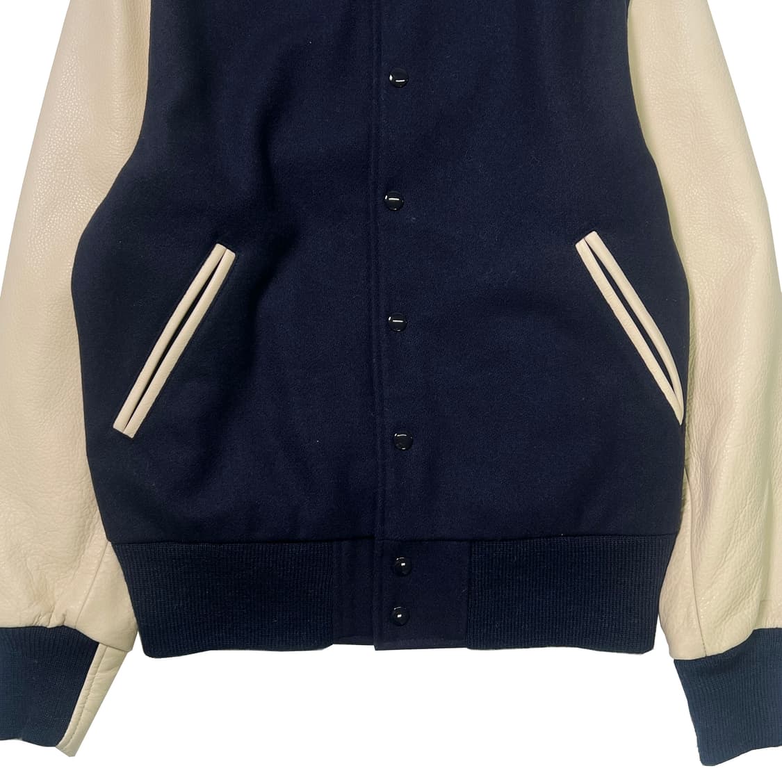 골든베어 스포츠웨어 바시티 자켓 네이비 크림 ( M) 상품이미지4